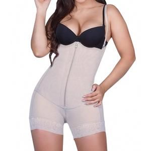 NEW SILUETS post surgery compression mid-thigh body shaper in beige